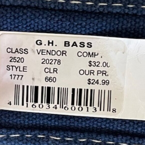 G.H. BASS Madras Patchwork Double D Ring Cotton Belt M/L - Picture 16 of 16